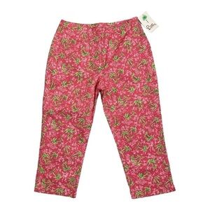 NWT Vintage Lilly Pulitzer Palm Tree Capris